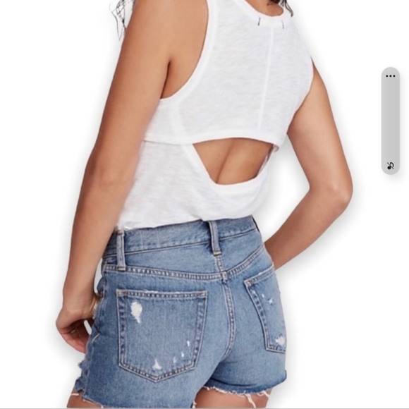 NEW! Free People Martine Burnout Tank nwt - Picture 3 of 5